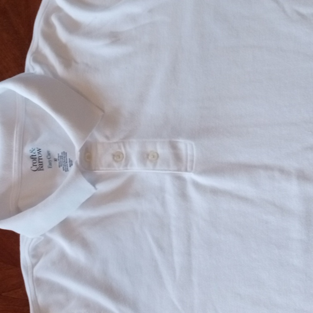 Croft and Barrow XL Polo White